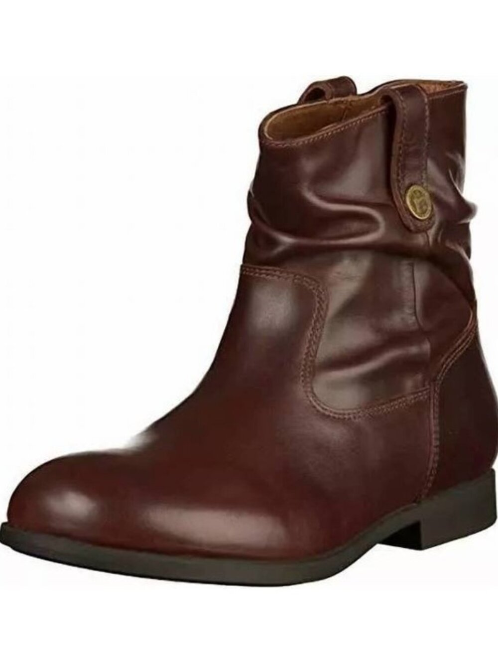 Birkenstock women's Sarnia slouch ankle boots espresso brown 40 leather low